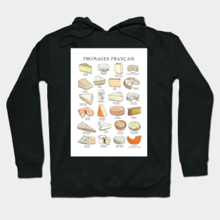 French Cheese Chart Hoodie